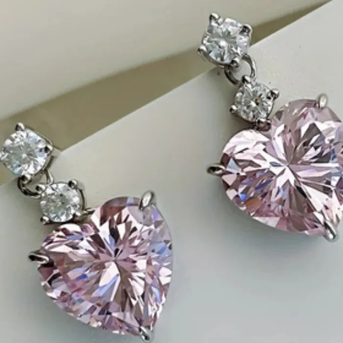 Korean Fashion CZ Paved Hoop Earrings for Women Silver Gold Metal Jewelry