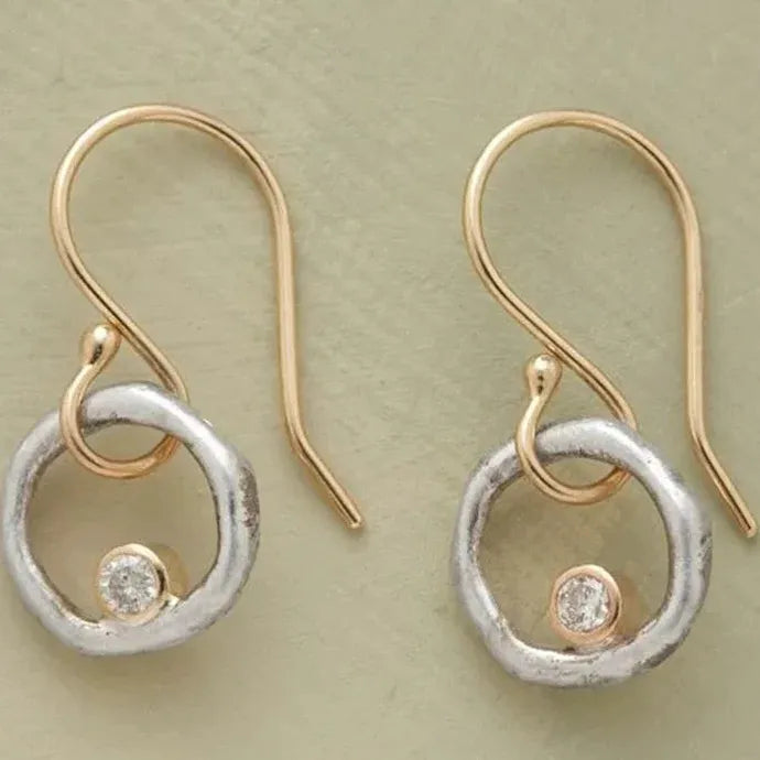 Luxury Crystal Drop Earrings Zinc Alloy Jewelry for Women Party Birthday