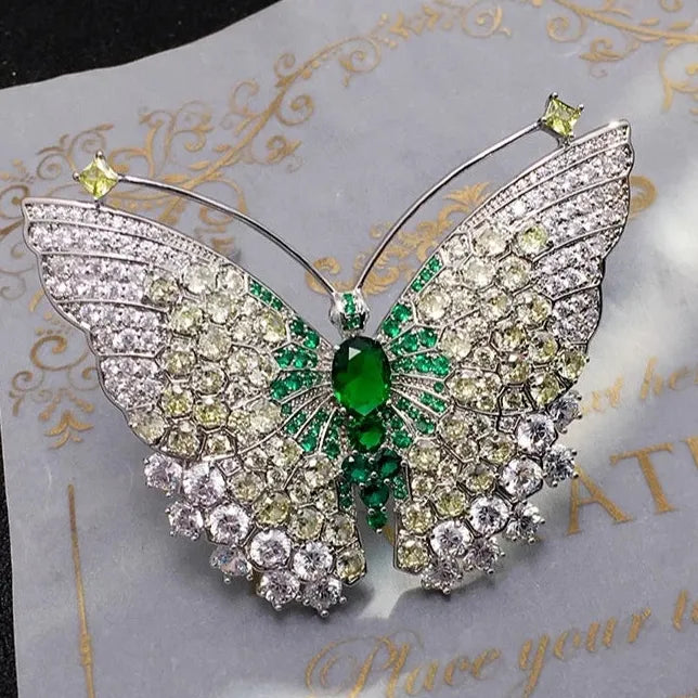 Luxury Butterfly Insect Brooch Pin Elegant Jewelry Gift for Women