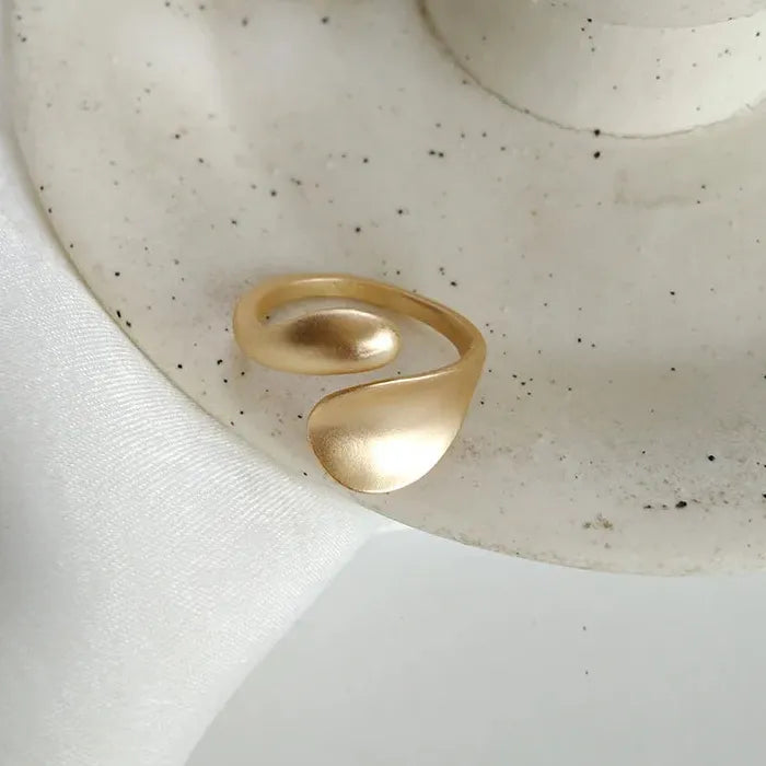 Silver Geometric Adjustable Rings for Women Men Punk Couple Jewelry Gift 2025