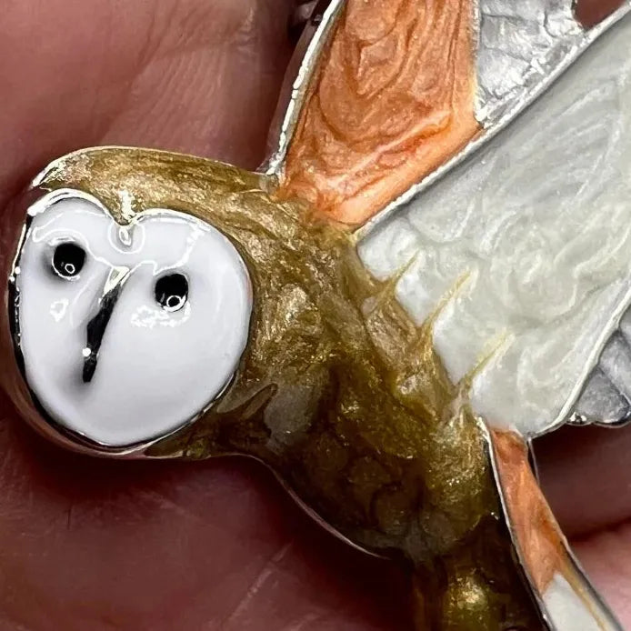 Colorful Enamel Owl Brooch Animal Jewelry for Men and Women Stylish Accessory