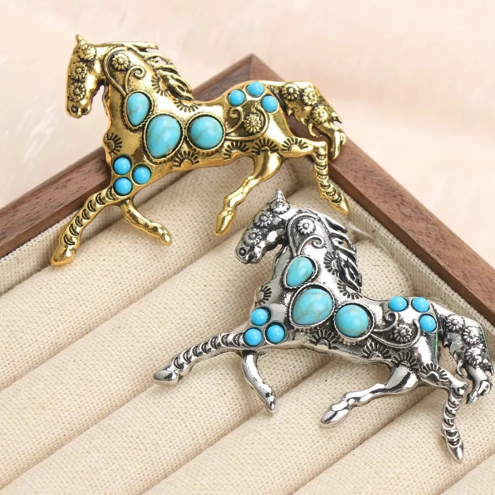 Luxury Horse Brooch for Men & Women Classic Gift Accessory