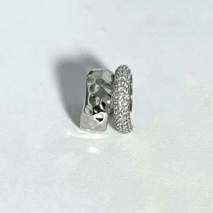 Zinc Alloy Non-Piercing Double Layer Ear Cuff Clip Earring Women Y2K