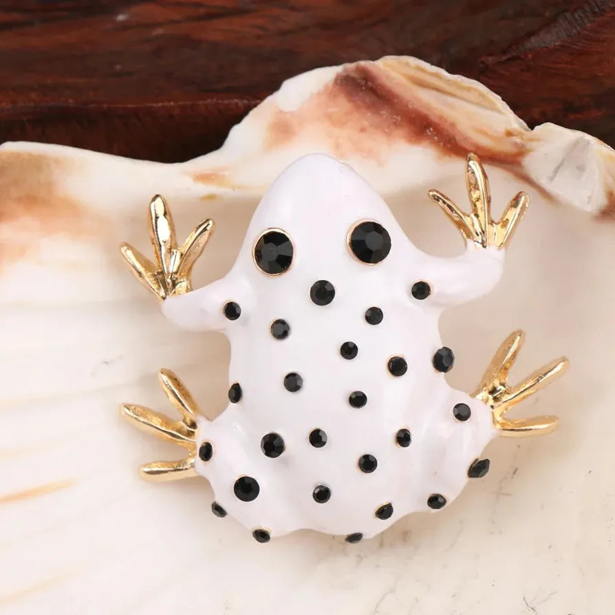 Luxury Frog Brooch Classic Elegant Jewelry Gift for Women Men