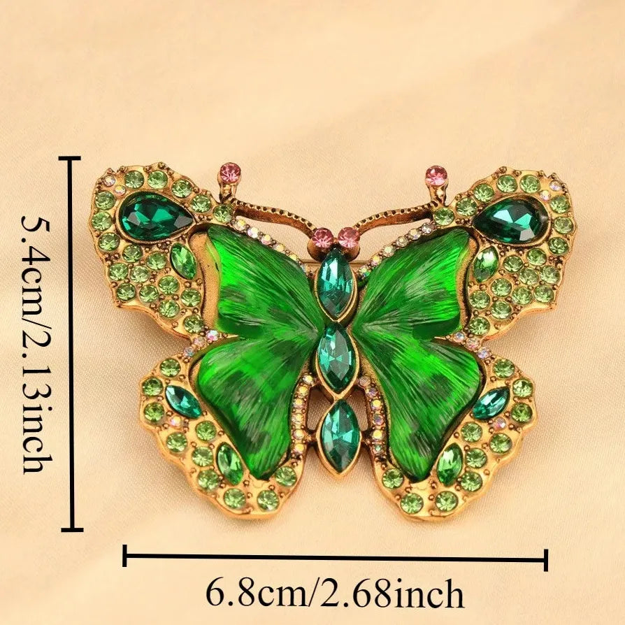 Luxury Classic Butterfly Brooch Pin Jewelry Gift for Women Men