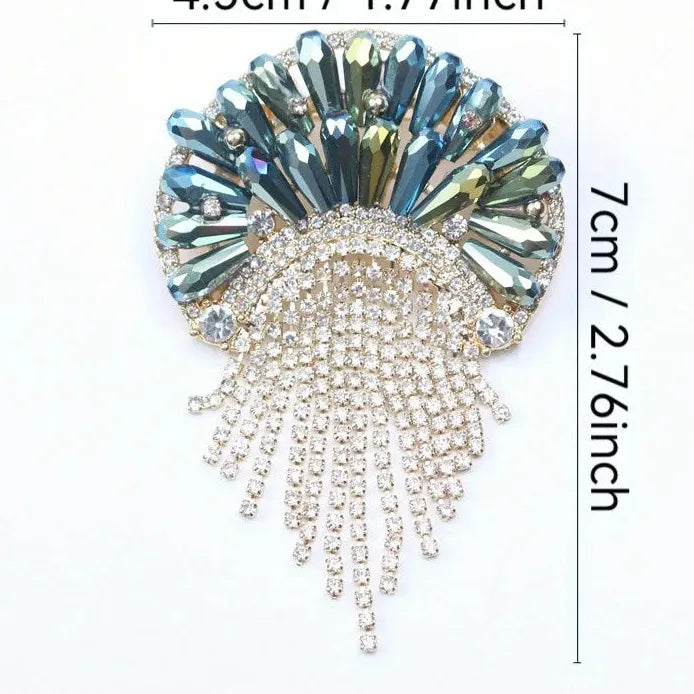 Vintage Jellyfish Brooch Pearl Rhinestone Elegant Gift for Women