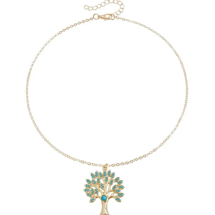 Adjustable Green Stone Pendant Necklace Zinc Alloy Birdcage Wing Key Gift