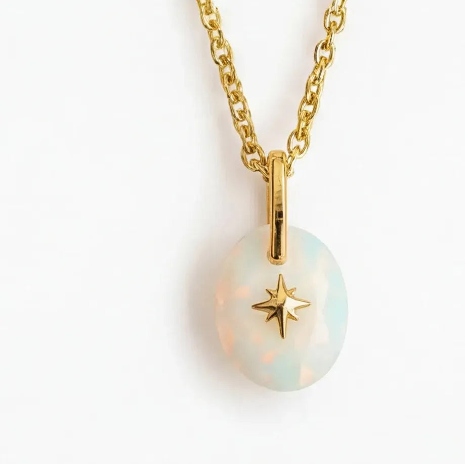 Multi-color Crystal Zircon Oval Pendant Necklace for Women Stainless Steel Jewelry