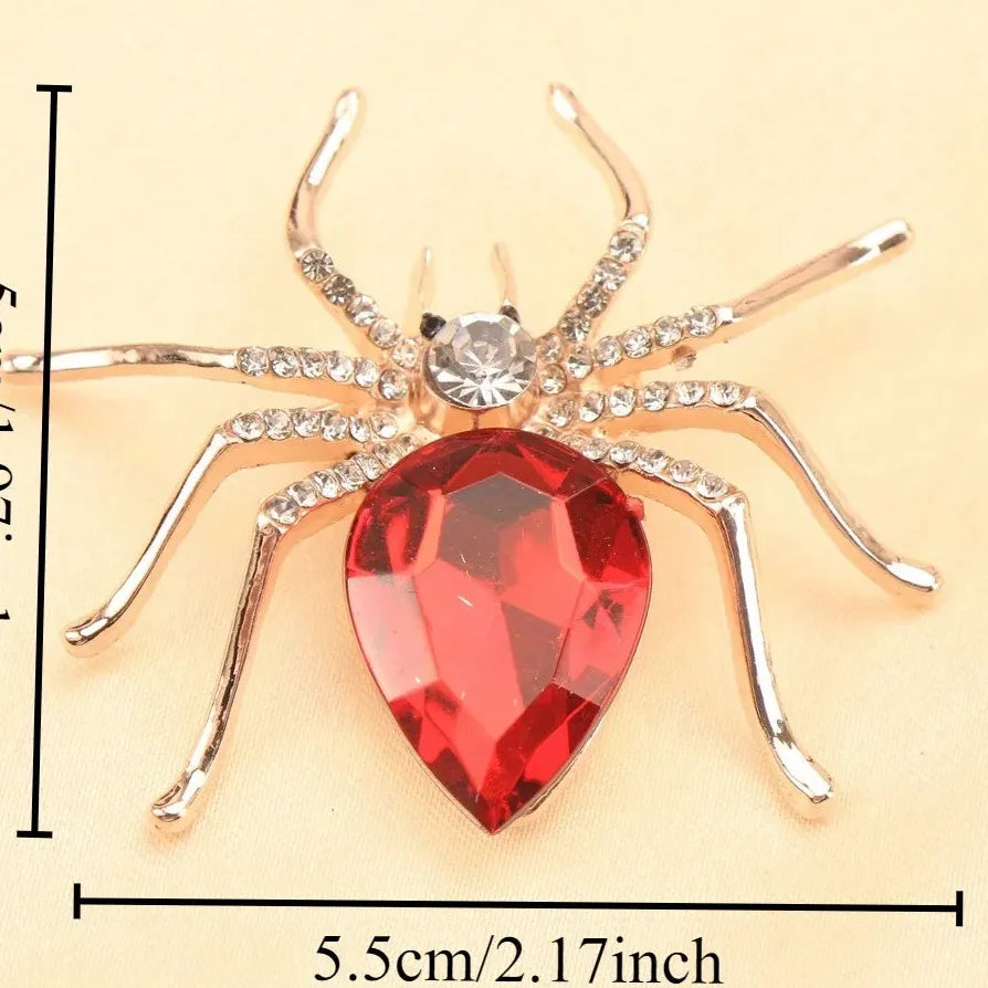 Luxury Classic Spider Brooch Gift for Women and Men
