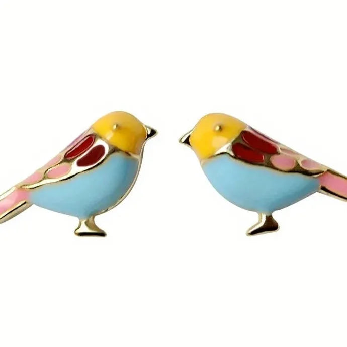 Bohemian Animal Bird Zinc Alloy Stud Earrings for Women Daily Wear
