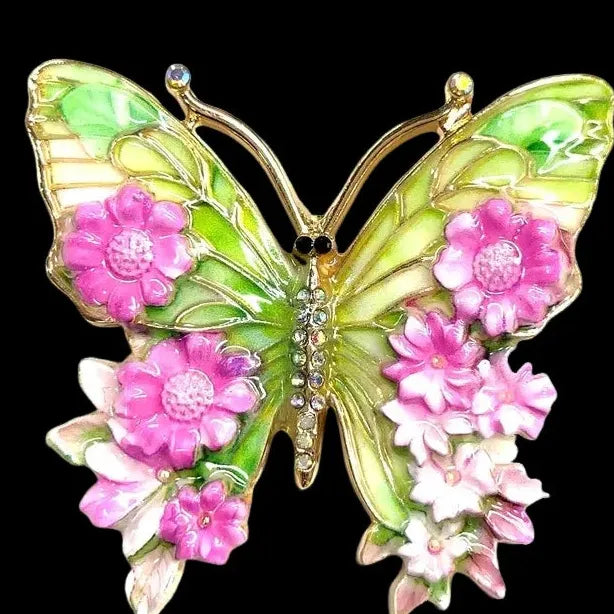 Luxury Colorful Butterfly Brooch for Men and Women Classic Style