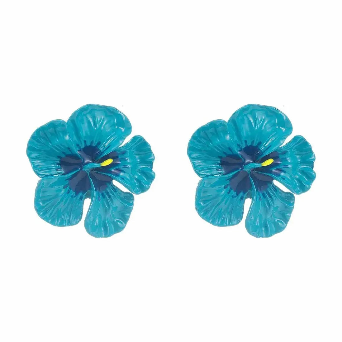 Vintage Plant Drop Earrings for Women Large Holiday Jewelry Natural Style