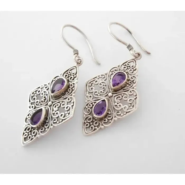 Creative Retro Bohemian Zinc Alloy Drop Earrings for Women Daily Wear