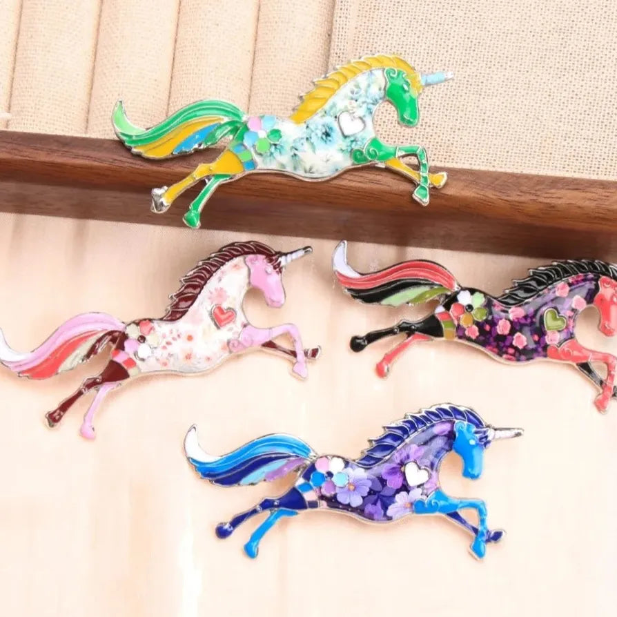 Luxury Classic Unicorn Brooch Wedding Gift for Men and Women