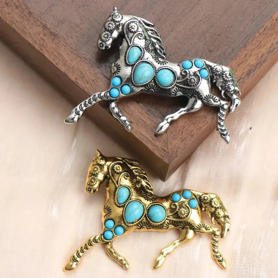 Luxury Horse Brooch for Men & Women Classic Gift Accessory