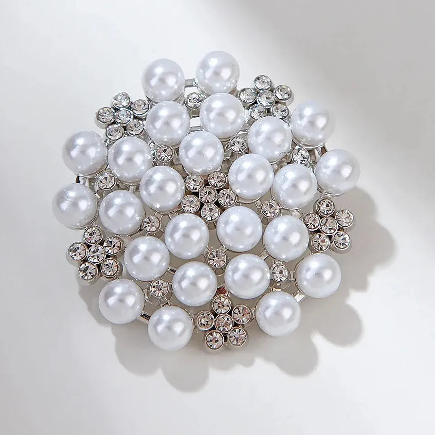 Floral Brooch Pin for Men & Women Wedding Gift Elegant Accessory