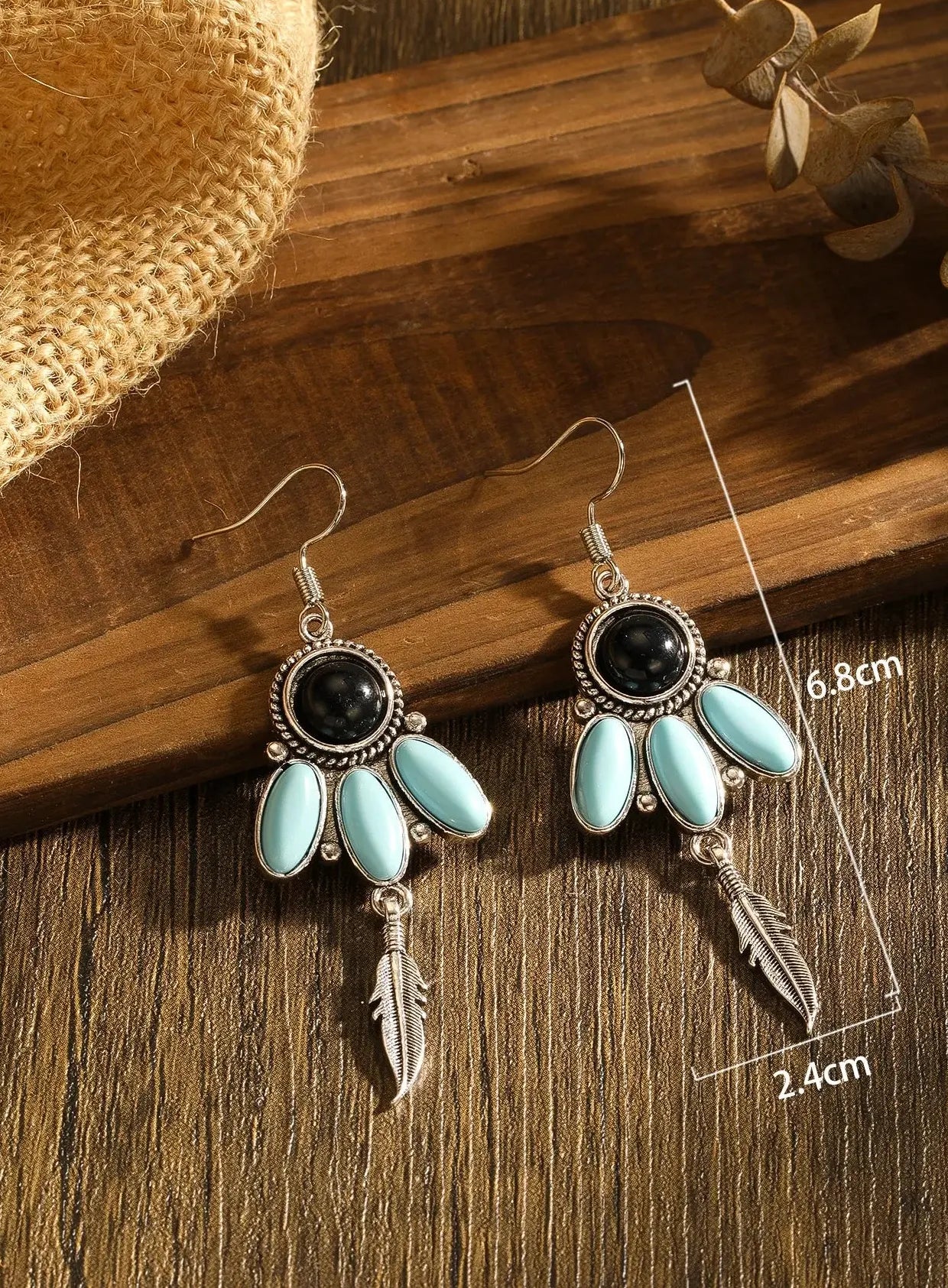 Vintage Palace Style Acrylic Tassel Drop Earrings for Women Elegant Jewelry