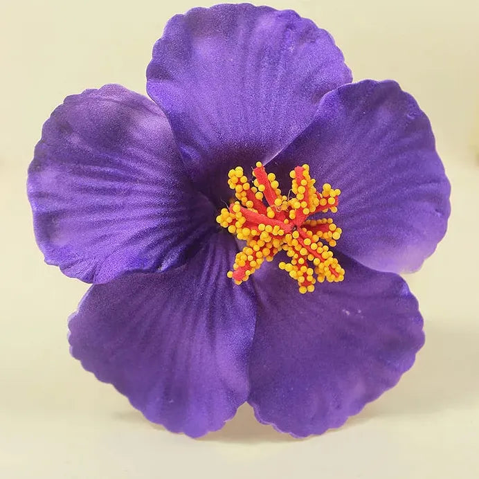 Bohemian Hawaiian Flower Hair Clip Alloy Floral Accessory for Women Girls