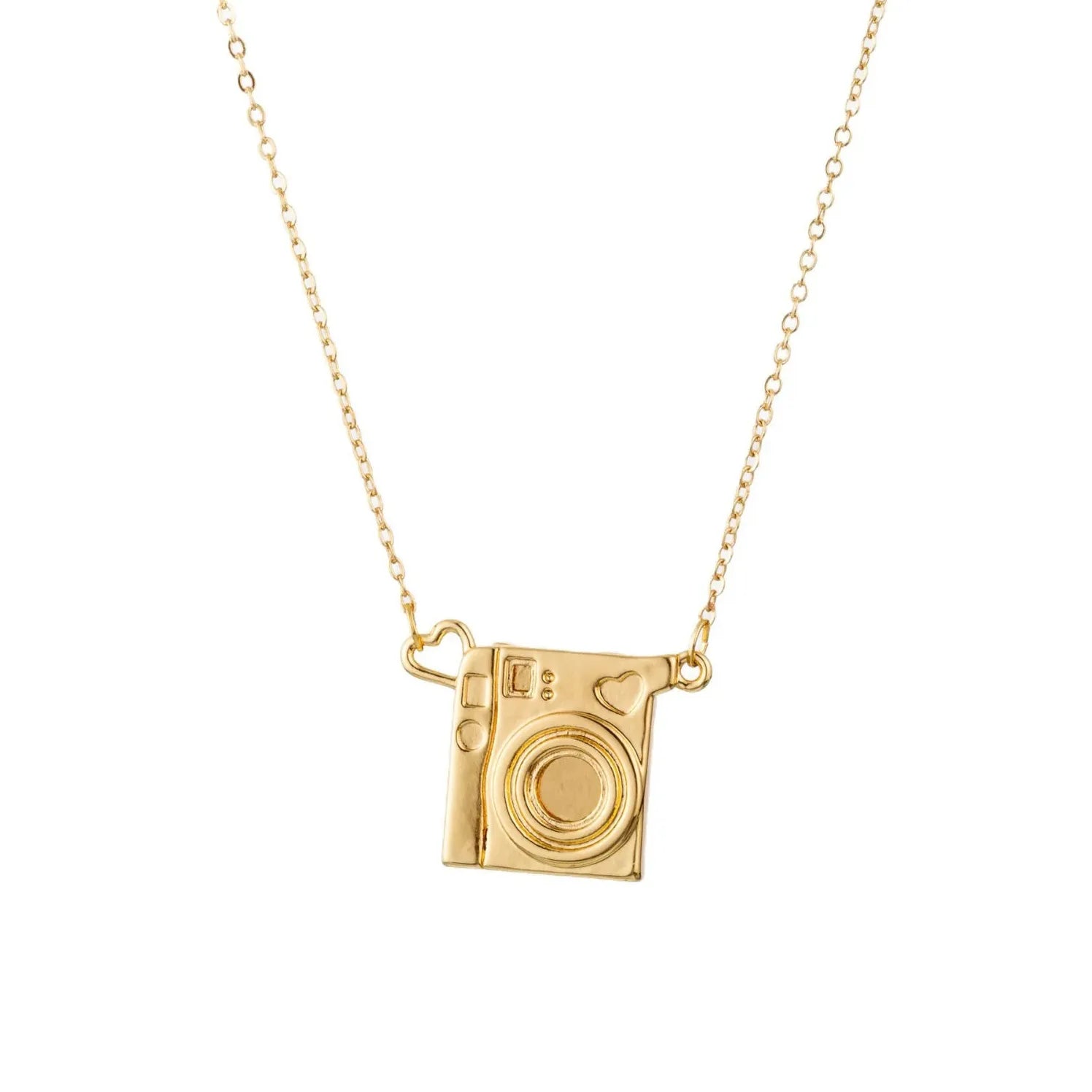 Personality Pull-Out Photo Album Camera Pendant Necklace Stainless Steel Choker Gift