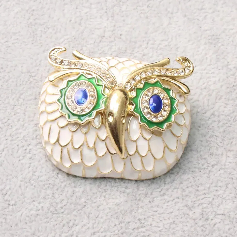 Classic Owl Brooch Animal Jewelry for Men and Women Stylish Accessory