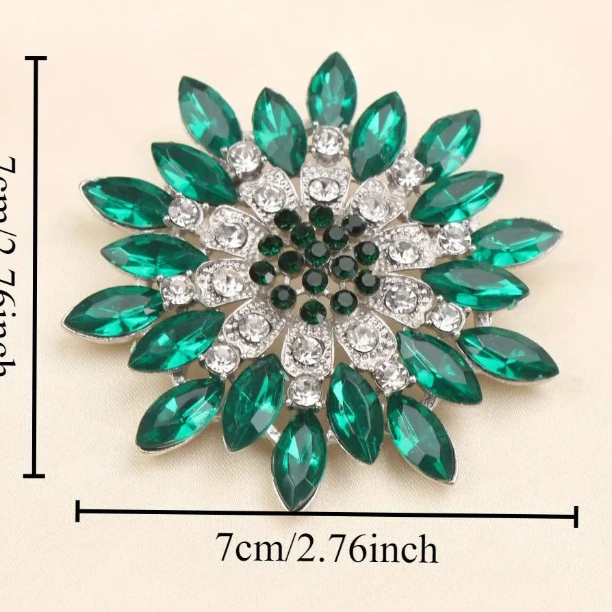 Classic Floral Brooch for Wedding Party Gift Women & Men