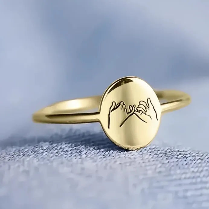 Promise Lady Oval Wedding Band Ring for Party Birthday Fashion Jewelry Trend