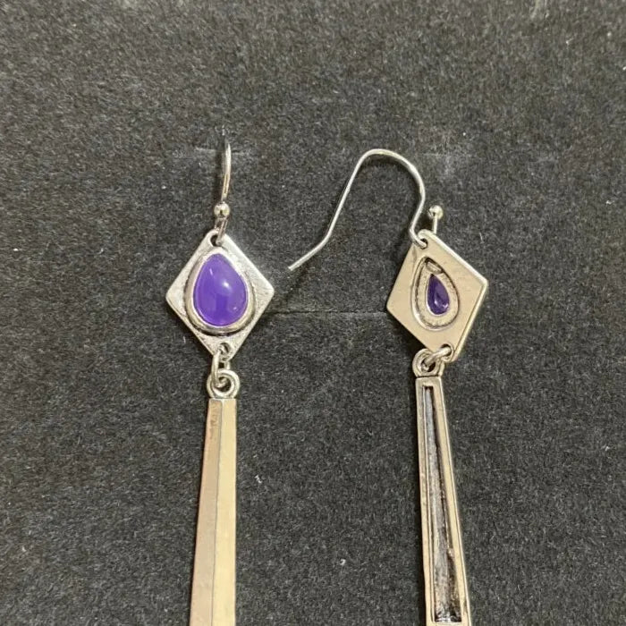 Vintage Indian Tribe Zinc Alloy Drop Earrings for Women Long Dangle Jewelry