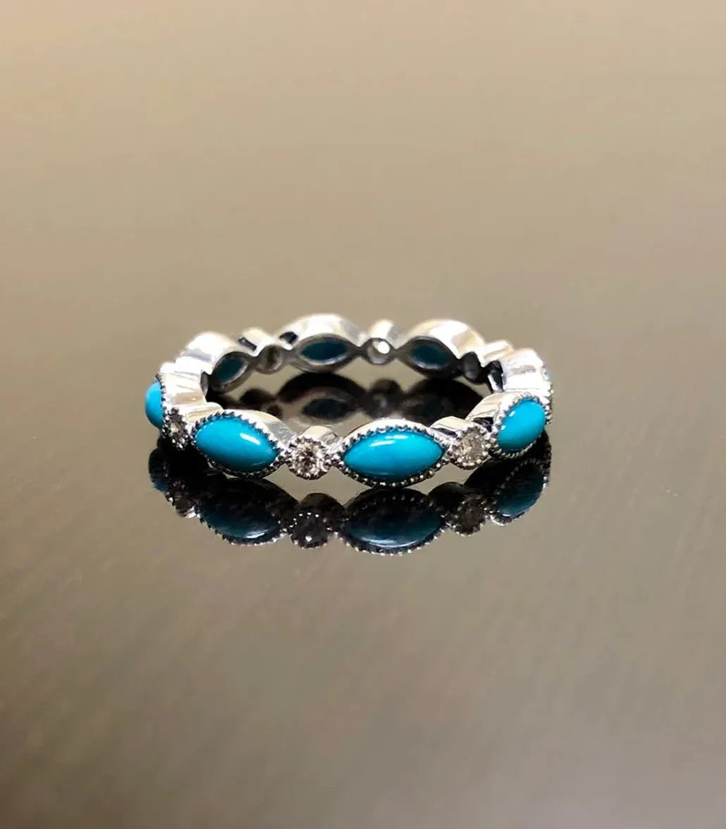Vintage Geometric Zinc Alloy Ring with Imitation Sapphire for Women’s Party Jewelry