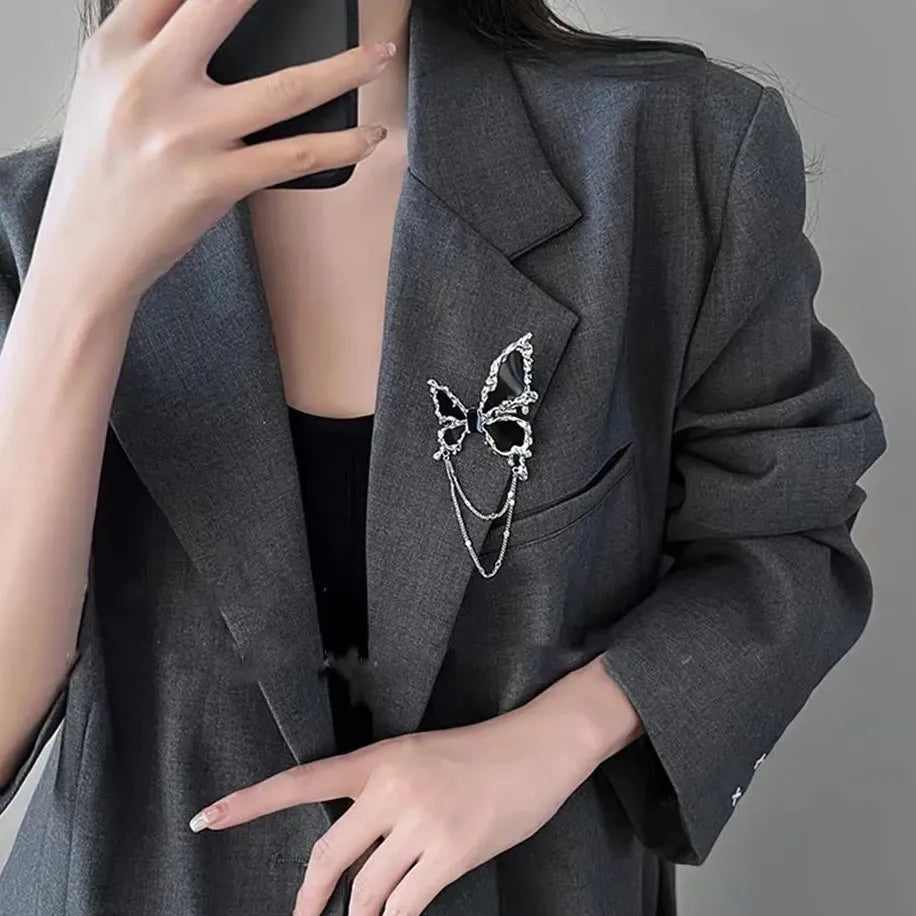 Astronaut Chain Brooch Zinc Alloy Metal Unisex Cartoon Street Style Gift