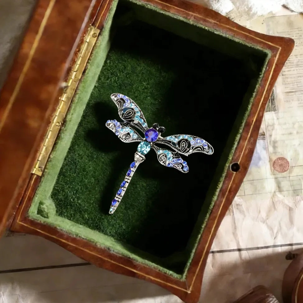 Classic Dragonfly Brooch Jewelry Wedding Gift for Women and Men