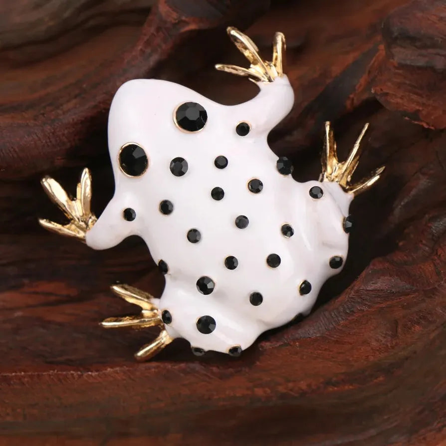 Luxury Frog Brooch Classic Elegant Jewelry Gift for Women Men