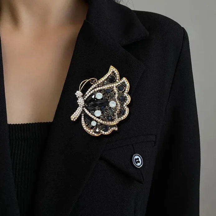 Classic Openwork Insect Brooch Wedding Gift for Men and Women