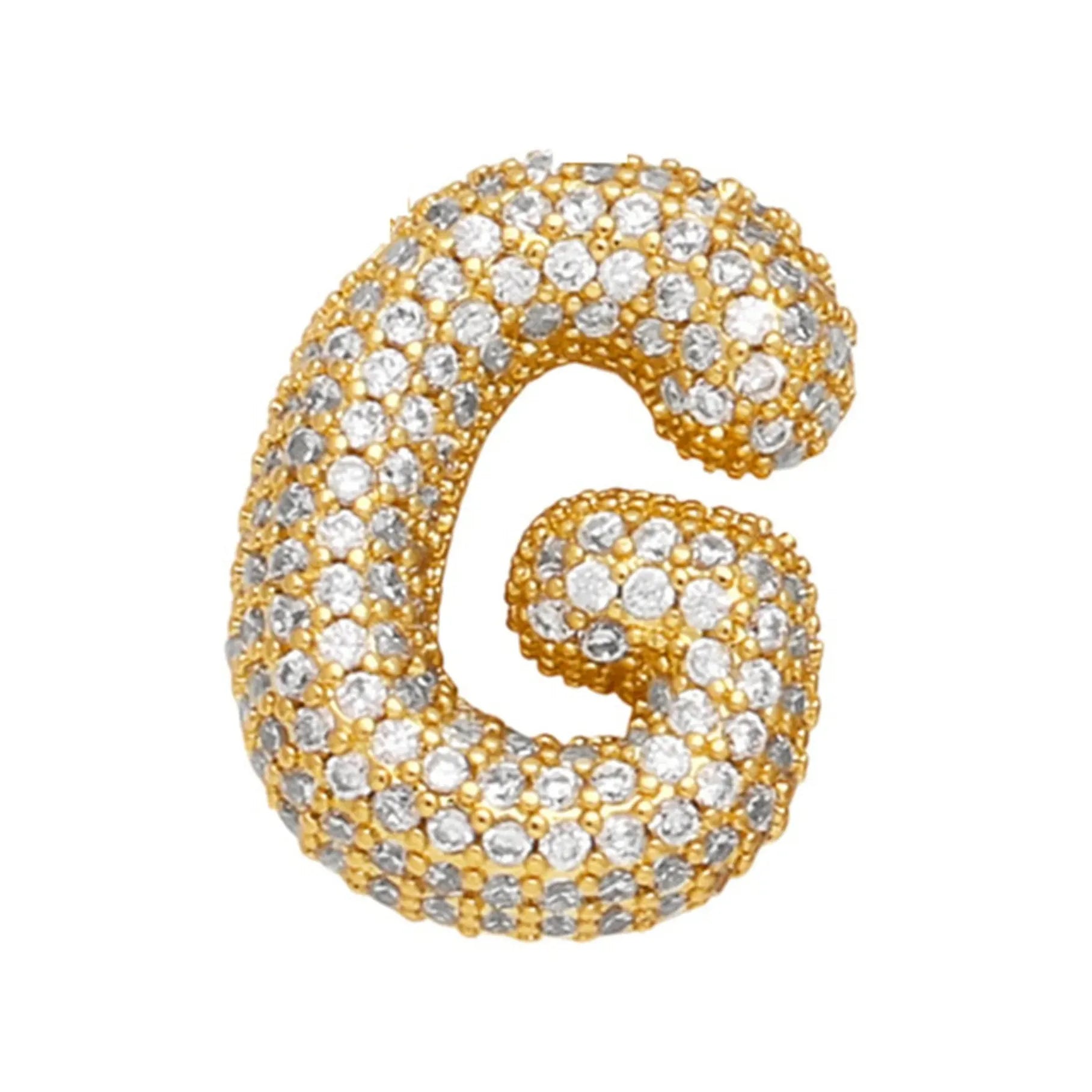 2026 Stainless Steel Bubble Letter A-Z Necklace Cubic Zirconia Pendant Women Girls