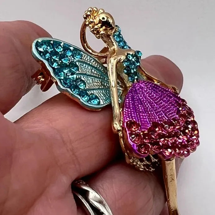 Fashion Ballet Girl Brooch Pin for Women Men Stylish Accessory