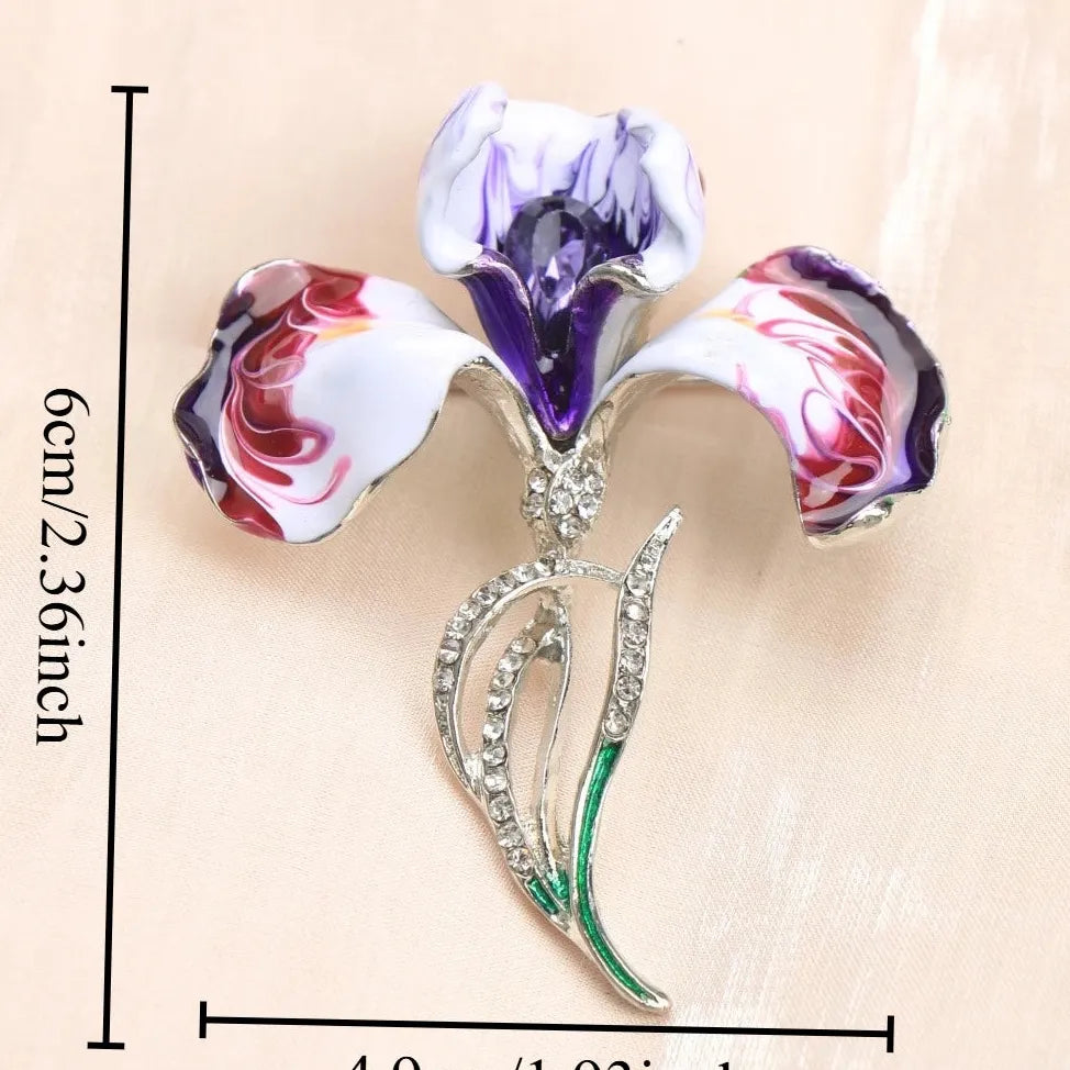 Classic Floral Brooch for Men & Women Wedding Gift Party Accessory