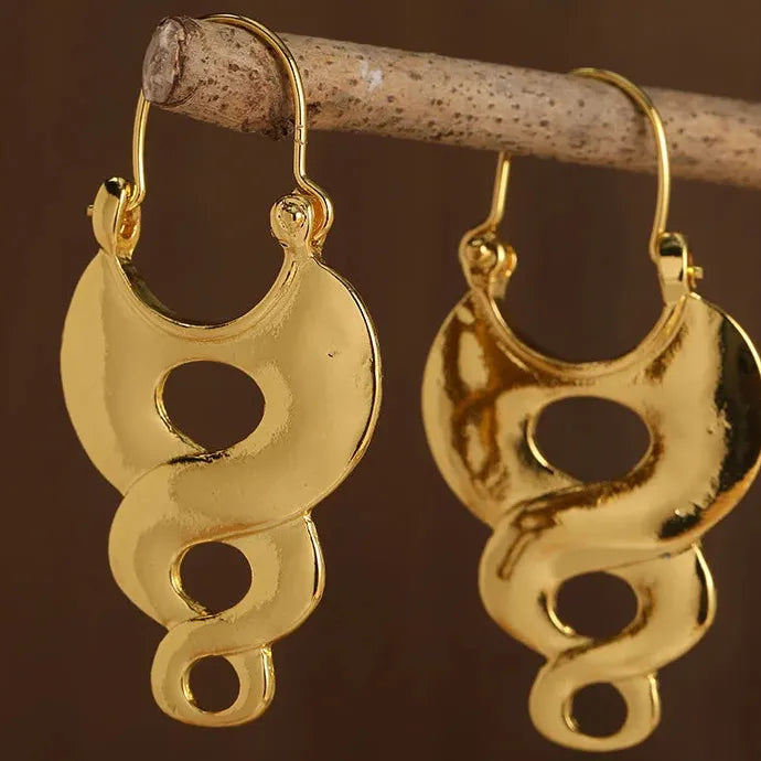 Classic Silver Hoop Earrings for Women Girls Zinc Alloy Fashion Jewelry Gift