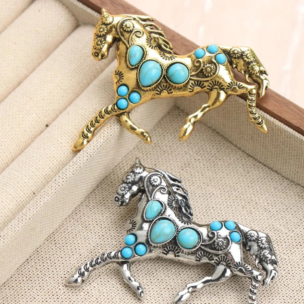 Luxury Horse Brooch for Men & Women Classic Gift Accessory