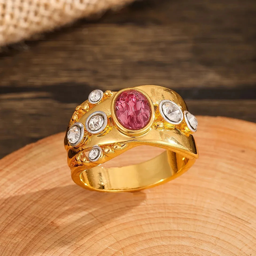 Boho Zinc Alloy Women’s Ring for Daily Wear Engagement Marriage Gift