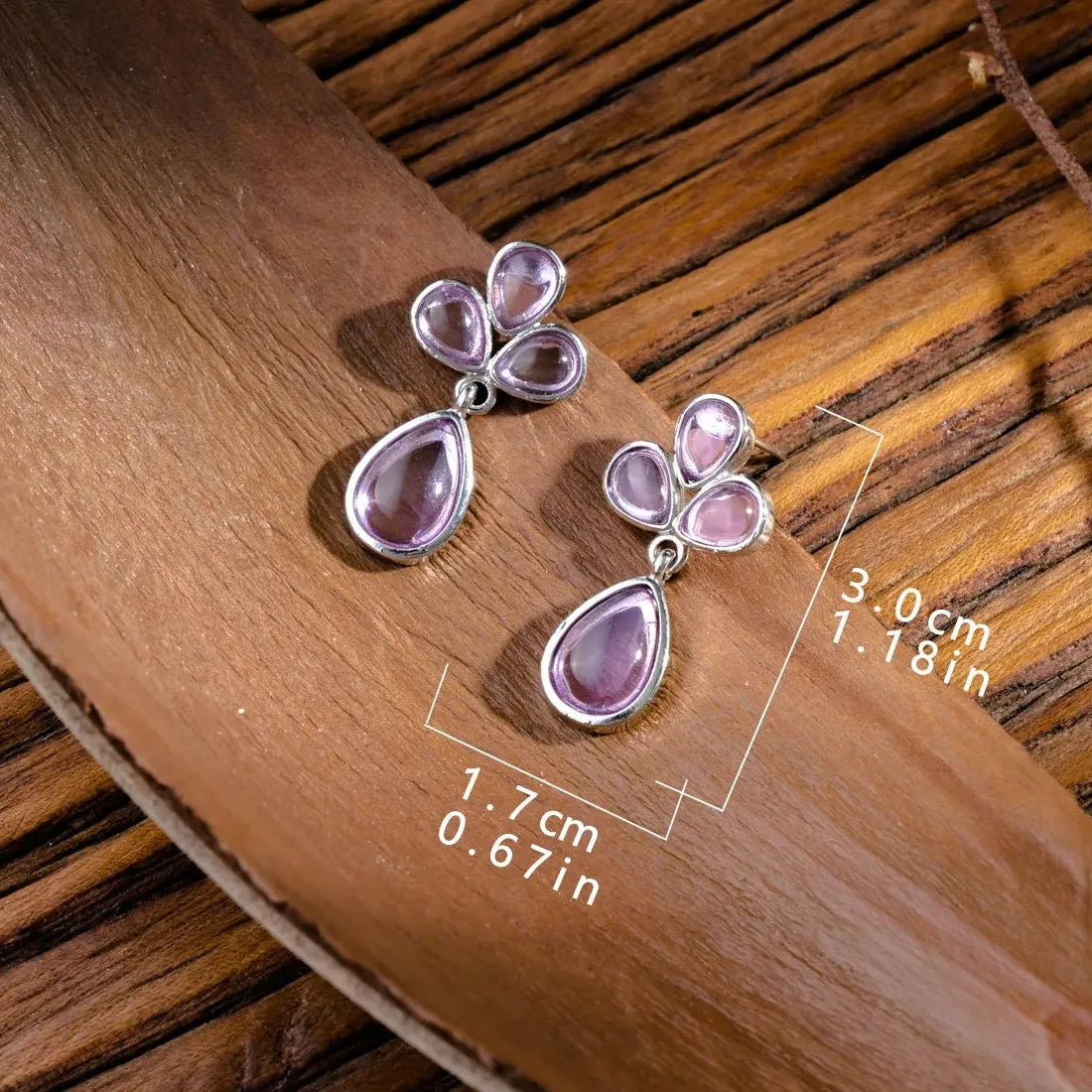 Elegant Classic Women's Retro Crystal Flower Earrings Fashion Jewelry Accessories