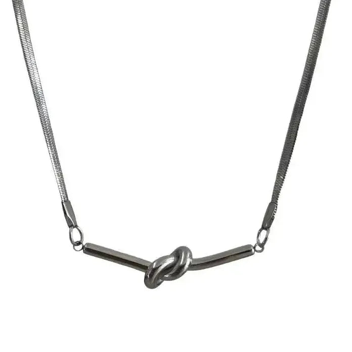 Gothic Twisted Snake Bone Chain Choker Necklace Punk Jewelry Fashion Accessory