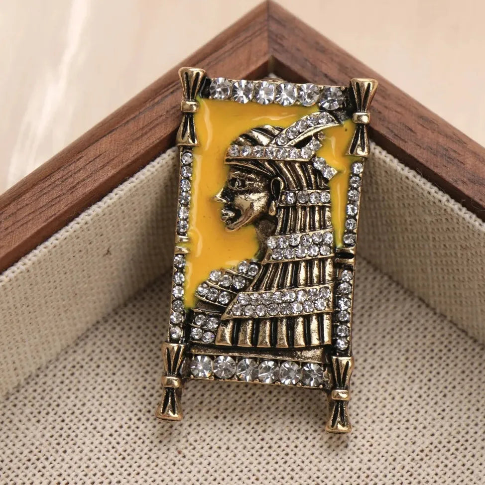 Vintage Indian Prince of Babylon Classic Brooch for Women Men