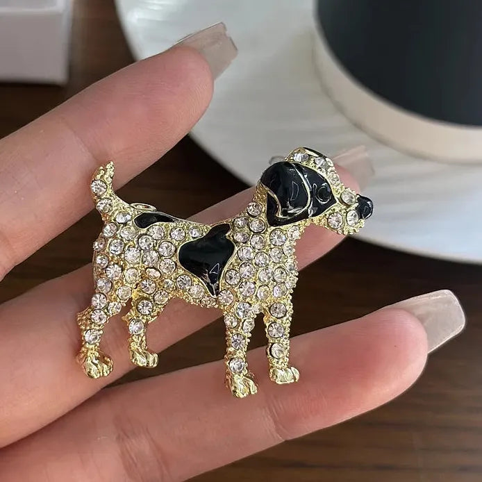 Luxury Classic Puppy Brooch Gift for Men and Women