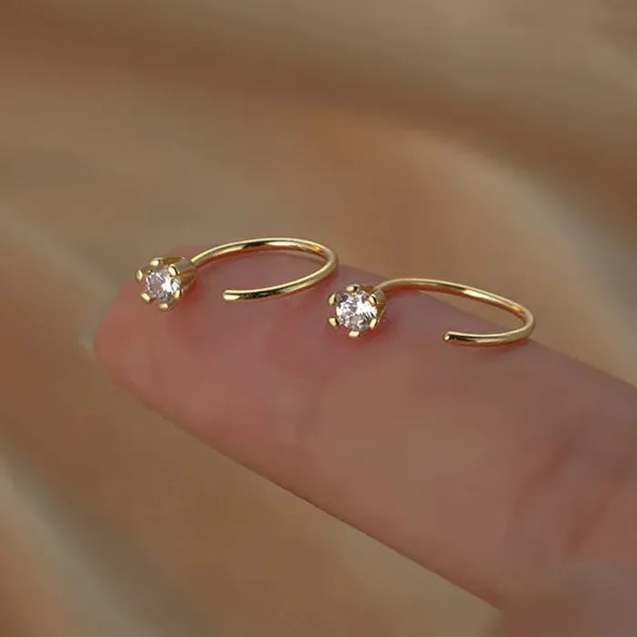 Elegant Multi Layer Metal Petal Flower Stud Earrings for Women Nature Jewelry