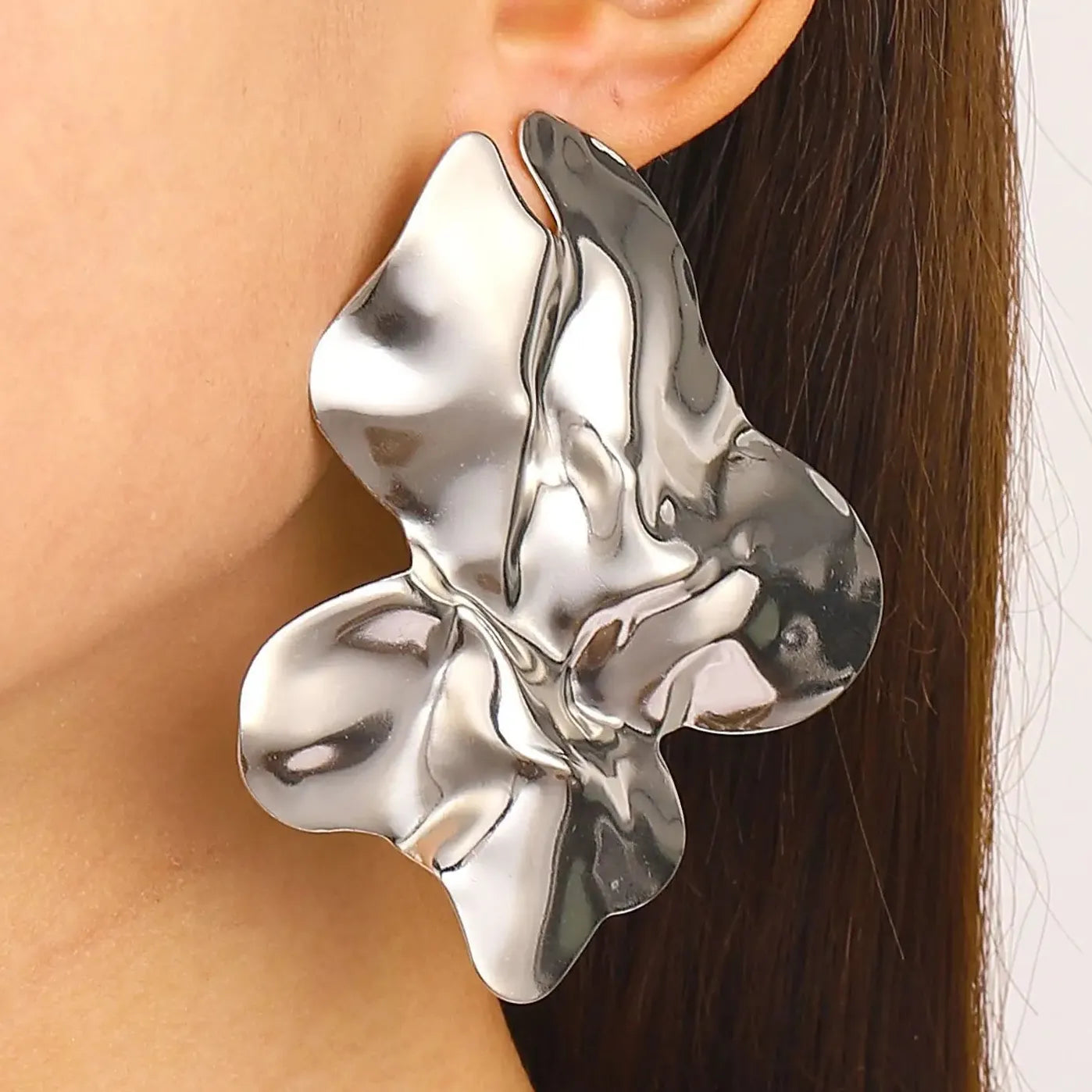 Geometric Multi Layer Large Drop Earrings for Women Fashion Jewelry
