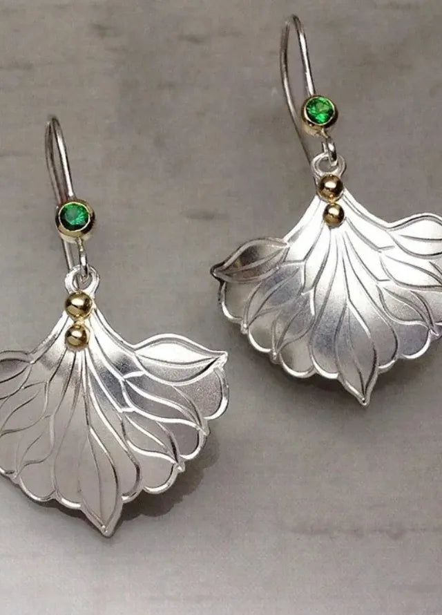 Handmade Boho Zinc Alloy Drop Hook Earrings Women Ancient Design Gift