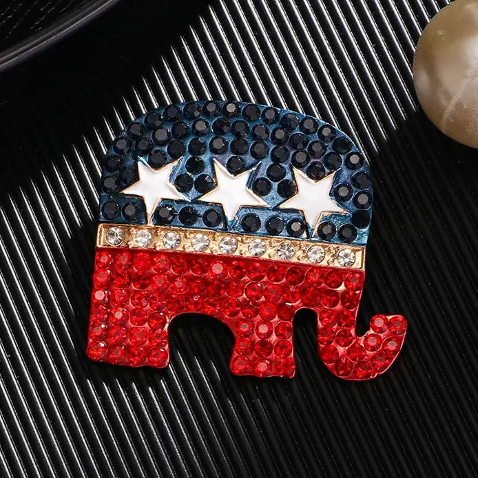 Classic Elephant Brooch Wedding Gift for Women and Men Stylish Accessory