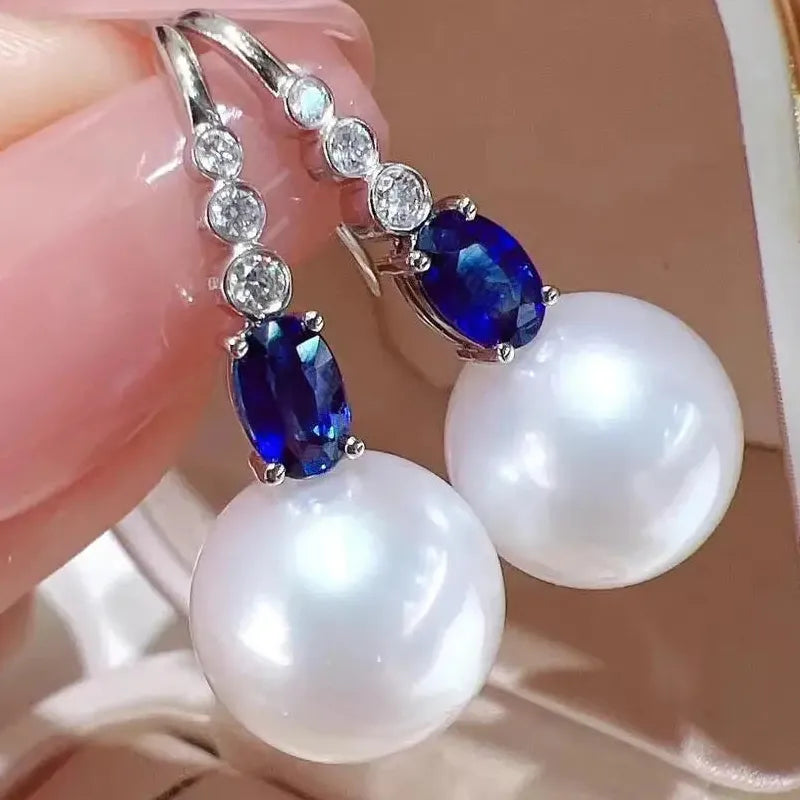 Elegant Women's Imitation Pearl Drop Earrings Bohemian Japanese Korean Style Jewelry