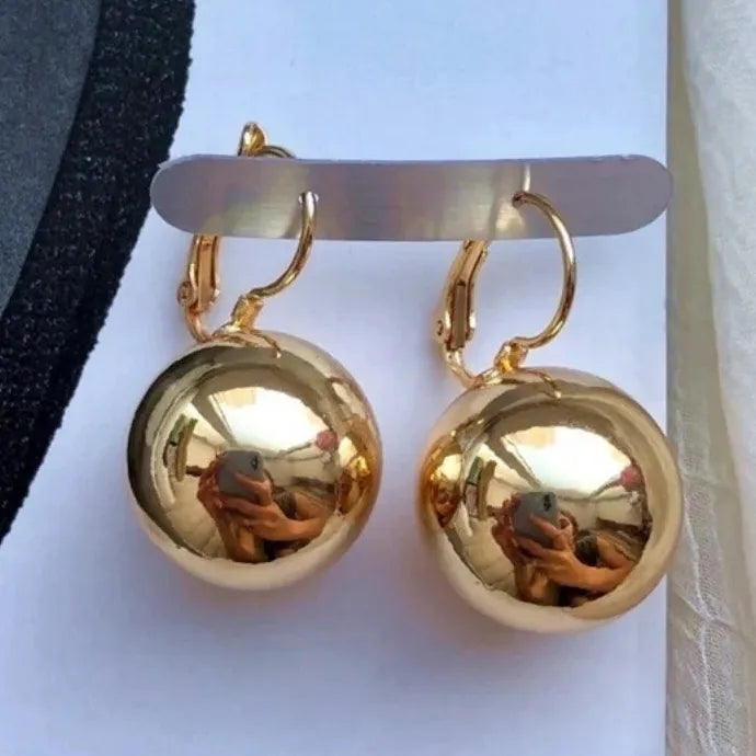 Korean Fashion Silver Gold CZ Paved Hoop Earrings for Women Girls Metal