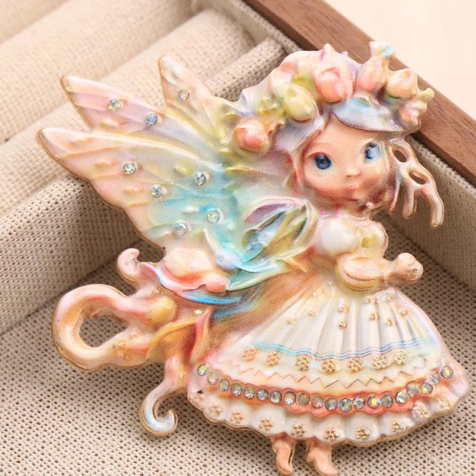 Luxury Wings Brooch Pin Gift Jewelry for Men & Women Classic Style