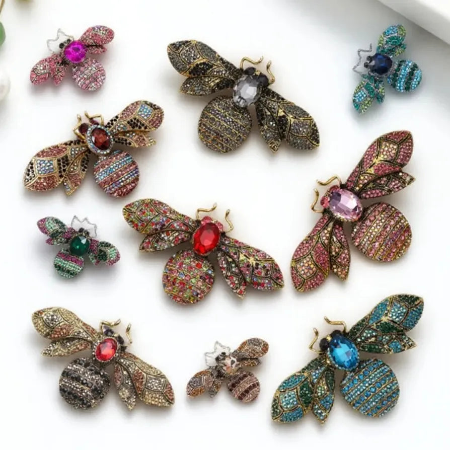 Luxury Bee Brooch Pin for Men and Women Elegant Jewelry Gift Accessory